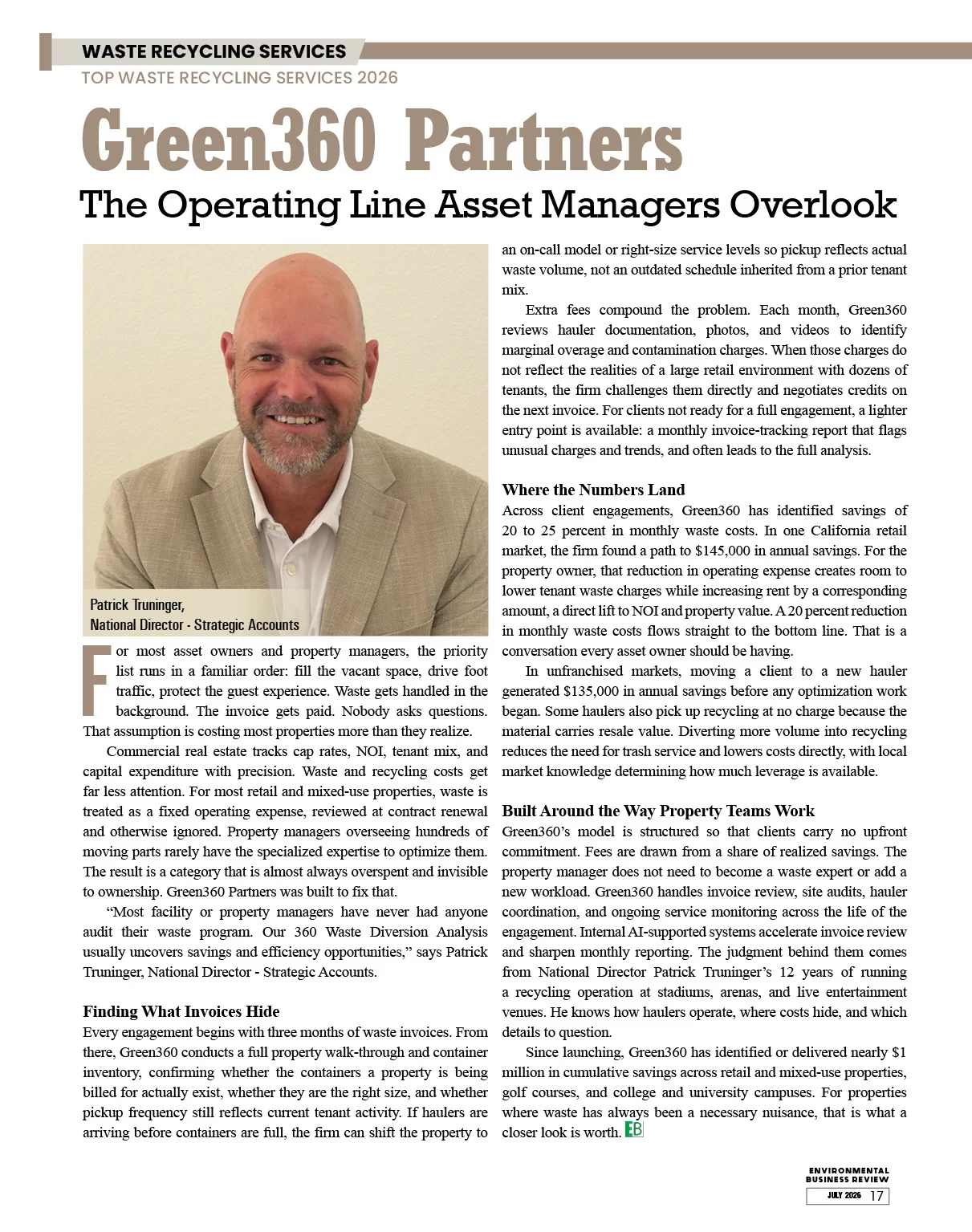  Waste Management | Environmental Business Review