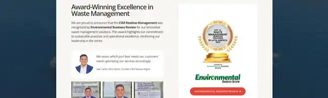 CSM Residue Management recognition